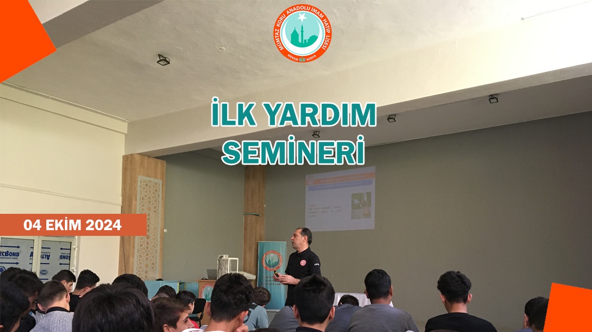 Okulumuzda İlk Yardım Semineri